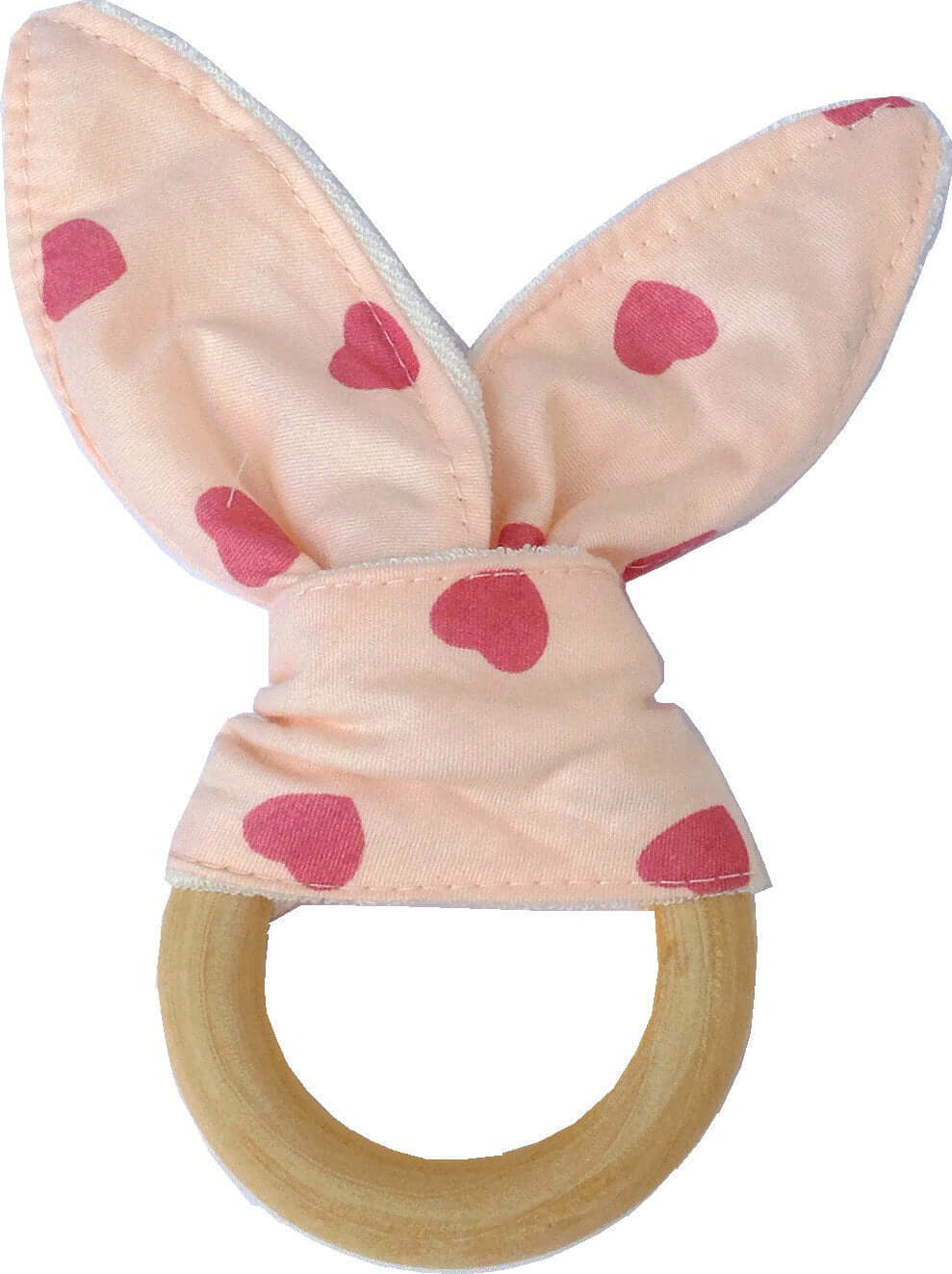 Baby Bunny Organic Wood Teeth Ring - Premium  from Hey! Little One - Just £6.50! Shop now at Hey! Little One