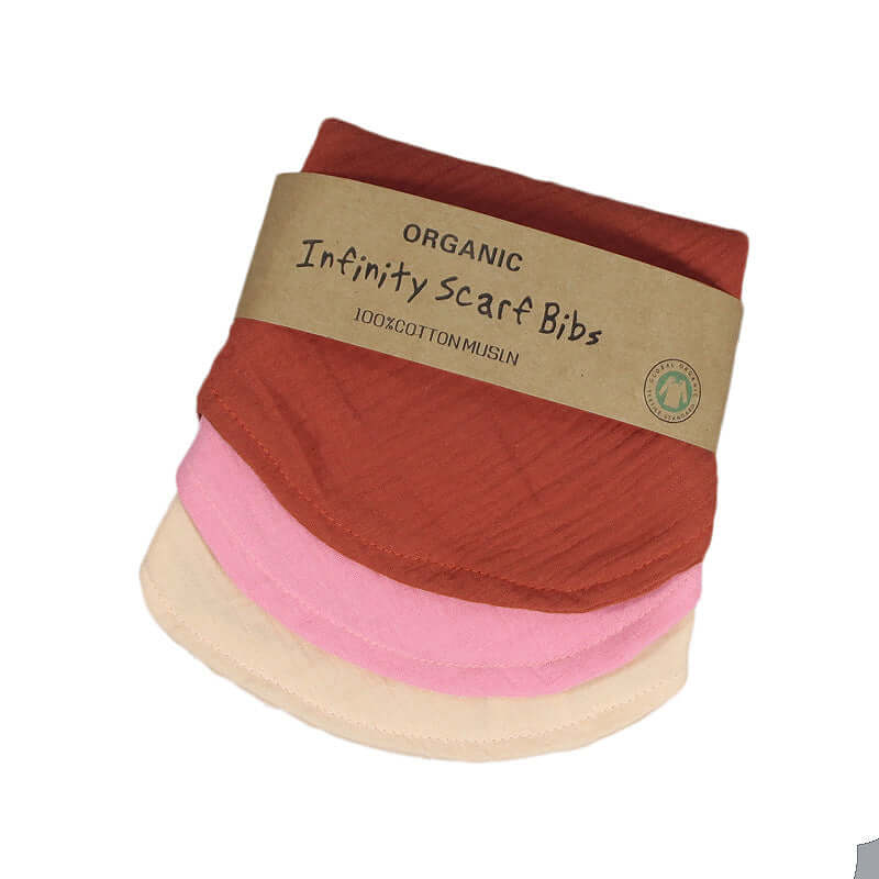 Family Organic Solid Color Baby Saliva Bib - Premium  from Hey! Little One - Just £9.99! Shop now at Hey! Little One
