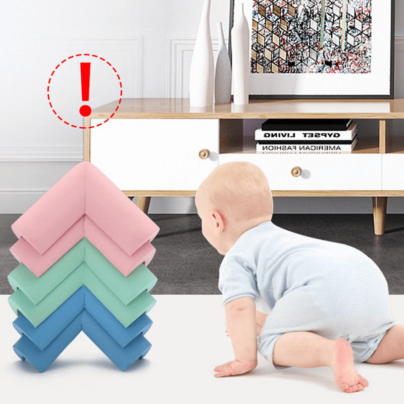 Baby safety anti-collision corner pad - Premium Baby Safety Device from eprolo - Just £7.50! Shop now at Hey! Little One