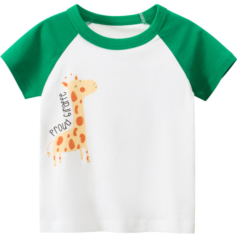 Toddler and Children's Giraffe Design T-Shirt