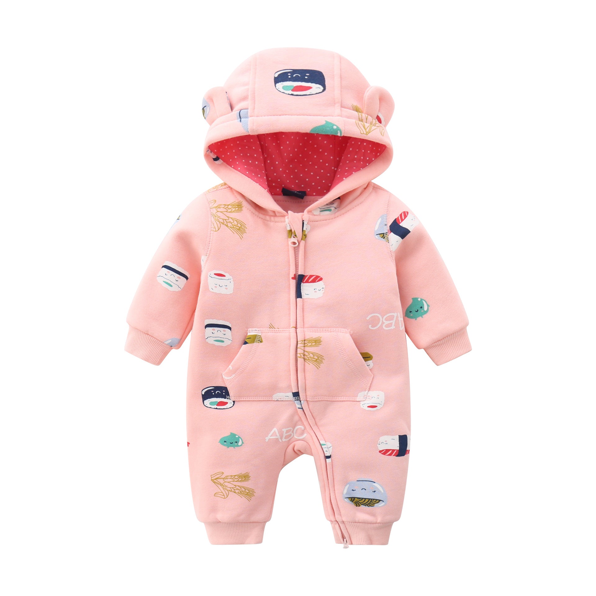 Baby and Toddler One-Piece Romper - sushi