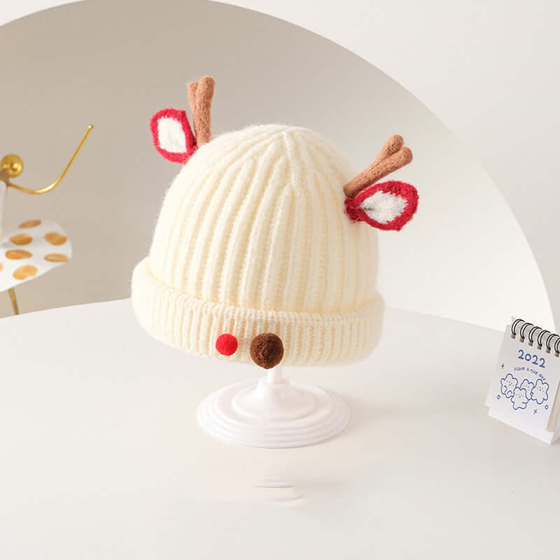 Cute Baby Cute Warm Woolen Knitted Hat - Premium  from Hey! Little One - Just £9.95! Shop now at Hey! Little One