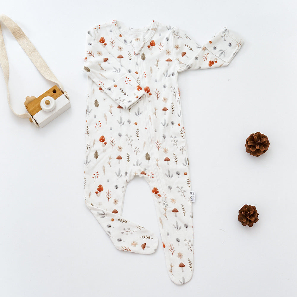 Baby Bamboo Cotton Sleep-Suit Rompers