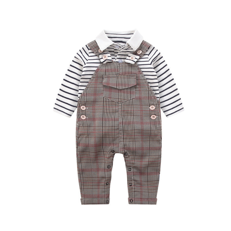 Baby Striped Outfit Romper Suit
