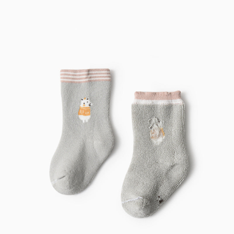 Baby Thickened Fleece Socks