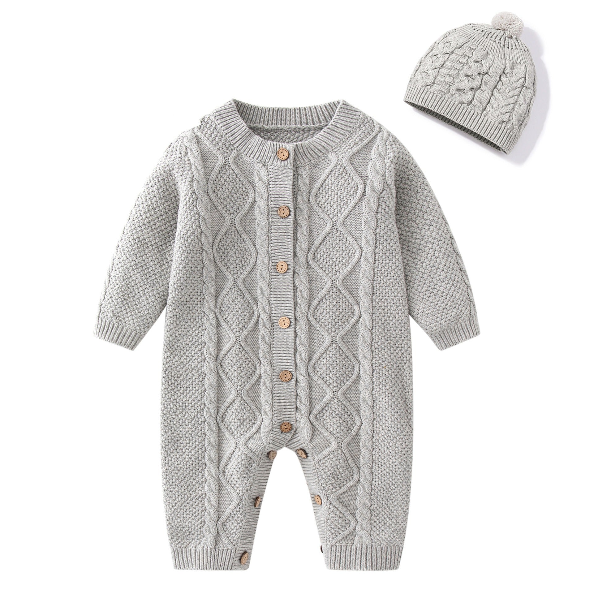 Baby Knitted Sweater Romper