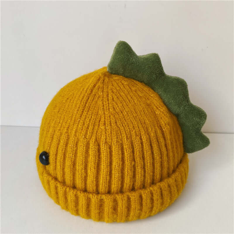 Baby Knitted Dinosaur Hat - Premium  from Hey! Little One - Just £10.50! Shop now at Hey! Little One