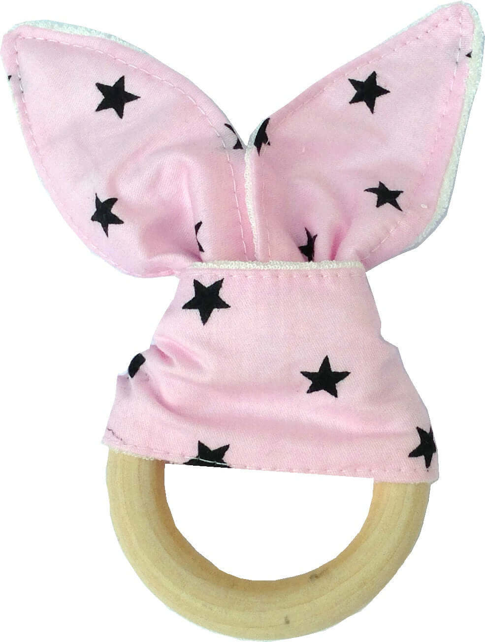 Baby Bunny Organic Wood Teeth Ring - Premium  from Hey! Little One - Just £6.50! Shop now at Hey! Little One