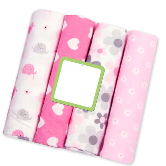4 pack Baby Muslin Cloths 100% Cotton - Premium  from eprolo - Just £8.95! Shop now at Hey! Little One