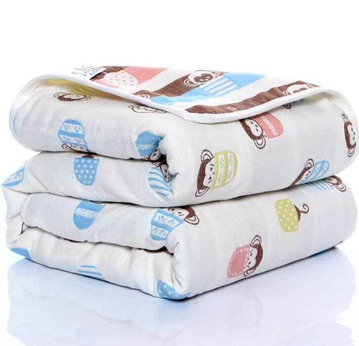 Cotton Baby Blanket Bed Cover - Premium  from eprolo - Just £9.95! Shop now at Hey! Little One