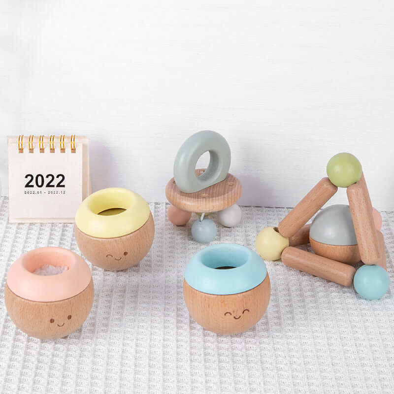 Wooden Toys Sensory Touch Toys for Baby - Premium  from eprolo - Just £19.95! Shop now at Hey! Little One