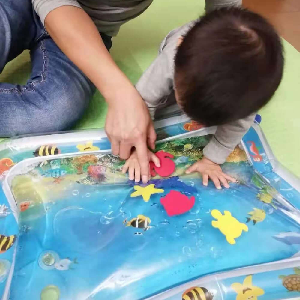 Baby Inflatable Water Play Mat - Tummy Time - Premium  from eprolo - Just £8.99! Shop now at Hey! Little One