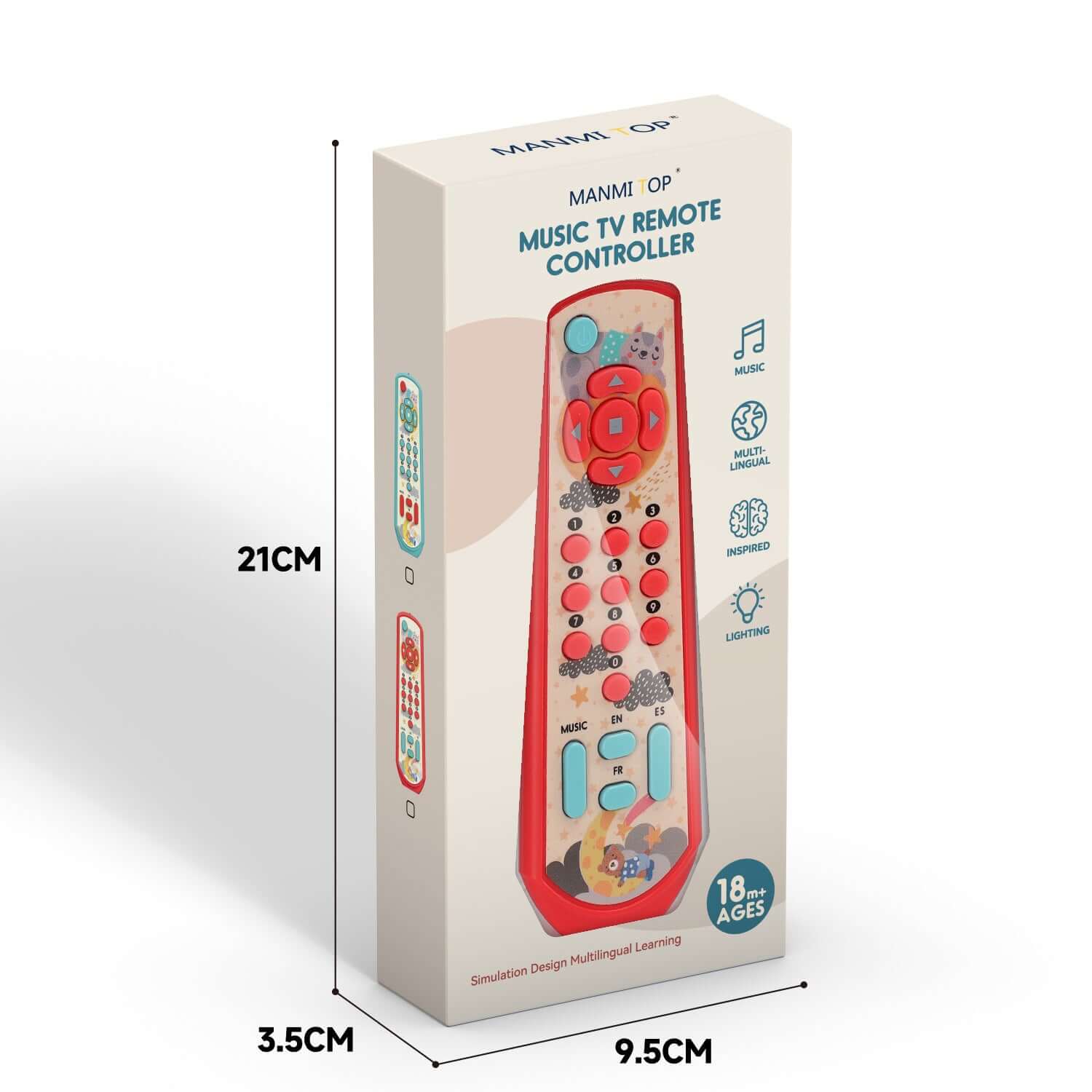 Baby Simulation TV Remote Control - Premium  from eprolo - Just £8.99! Shop now at Hey! Little One