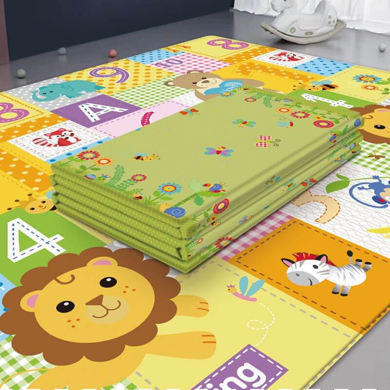 Baby Foldable Crawling and Tummy Time Mat - Premium  from Hey! Little One - Just £24.95! Shop now at Hey! Little One
