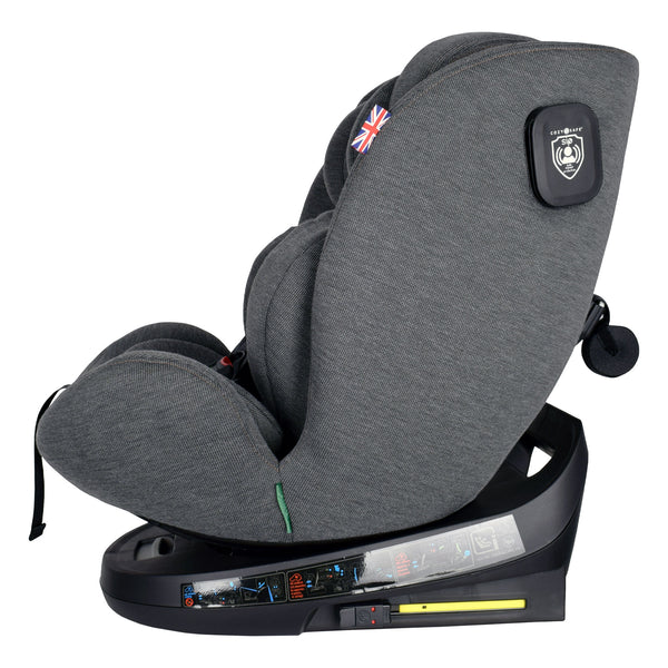 Cozy N Safe Apollo i-Size 360 Car Seat in grey with isofix