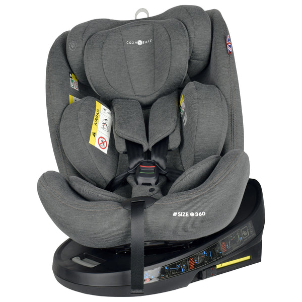 Cozy N Safe Apollo i-Size 360 Car Seat in grey with isofix
