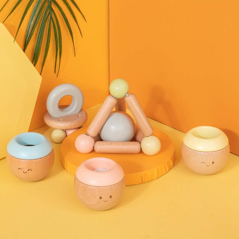 Wooden Toys Sensory Touch Toys for Baby - Premium  from eprolo - Just £19.95! Shop now at Hey! Little One