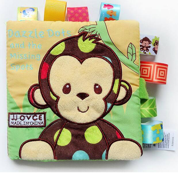 Baby Soft Fabric Animal Book - Premium  from eprolo - Just £8.99! Shop now at Hey! Little One