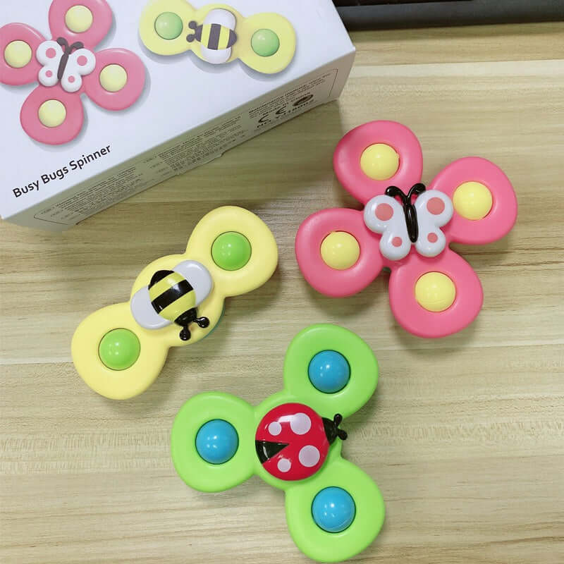 Suction Cup Spinner Toys Toddlers - Premium  from eprolo - Just £9.95! Shop now at Hey! Little One