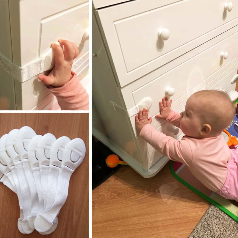 Multipurpose Baby Proofing Safety Latch - Premium  from eprolo - Just £4.50! Shop now at Hey! Little One