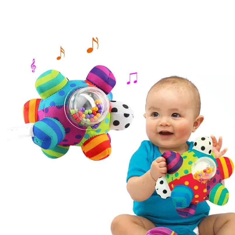 Baby Sensory Toys Fun Rattle Toy - Premium  from eprolo - Just £8.50! Shop now at Hey! Little One