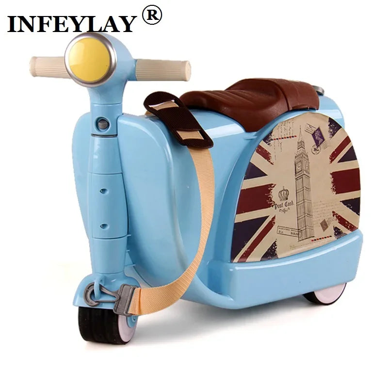 Children Travel Ride-On Vespa Scooter Suitcase