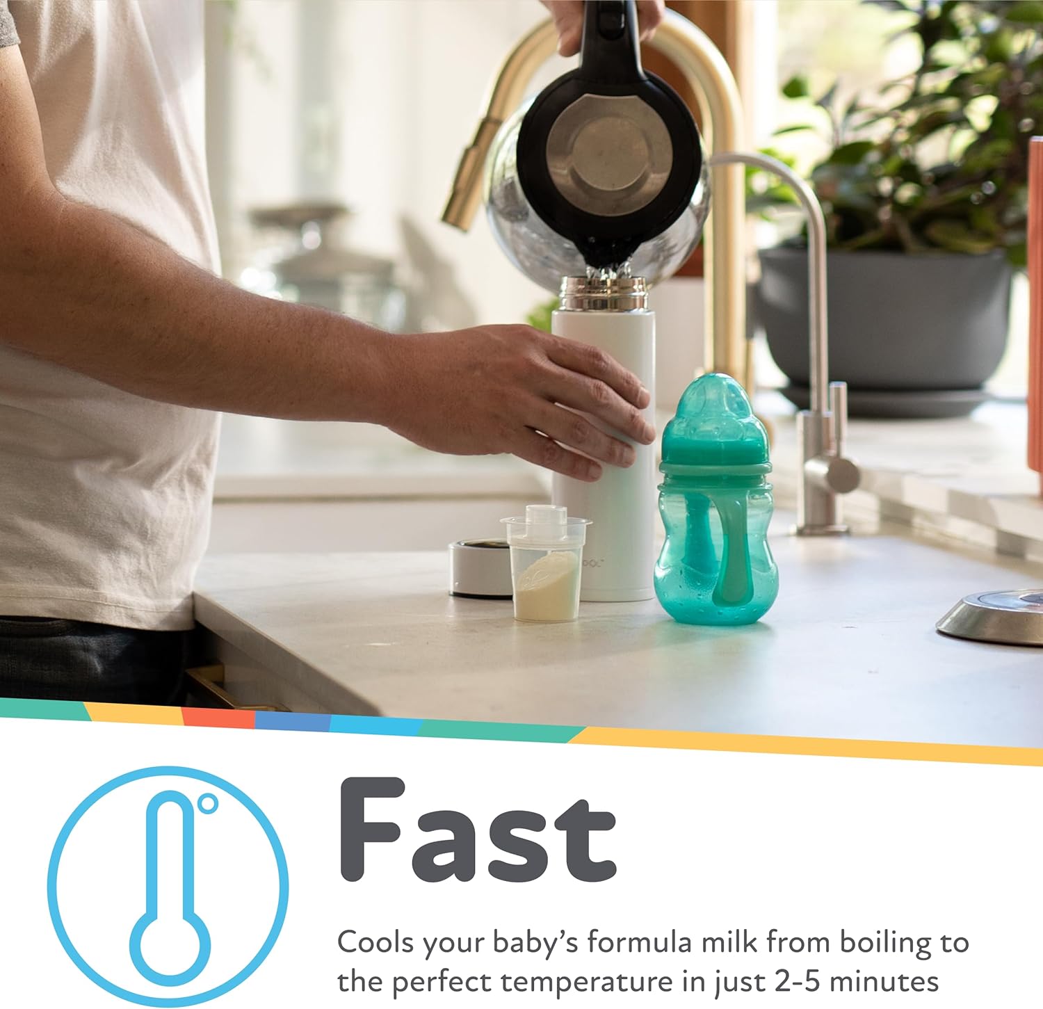 Nuby RapidCool Portable Baby Bottle Maker
